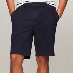 TOMMY HILFIGER STRAIGHT FIT 10” BLUE CHINO SHORT | 34